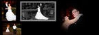 Mariage célébré à Québec,photo rpmantique des mariés en noir et blanc